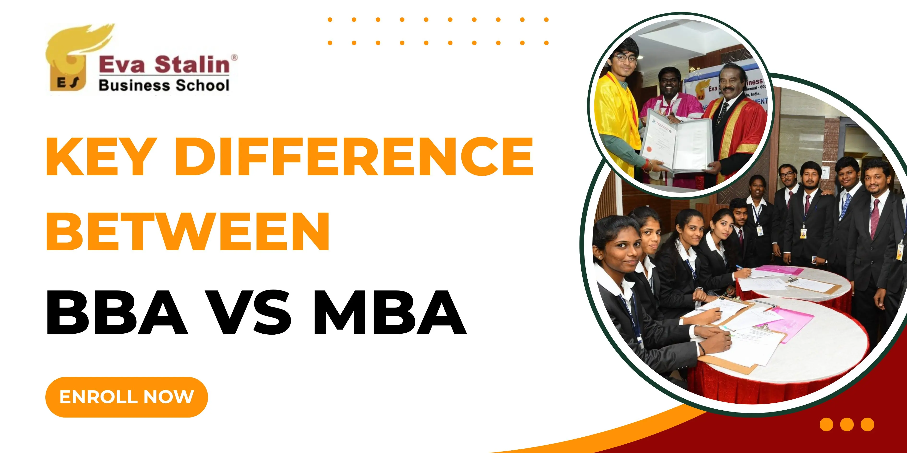 Difference Betweeen BBA and MBA Program